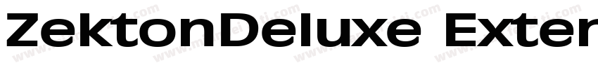 ZektonDeluxe ExtendedBold字体转换